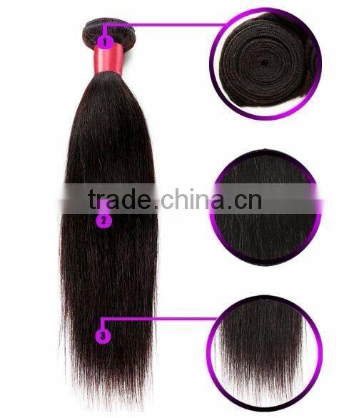 Wholesale 7A Grade Unprocessed Straight Virgin Hair Human Hair Wig Virgin Brazilian Hair