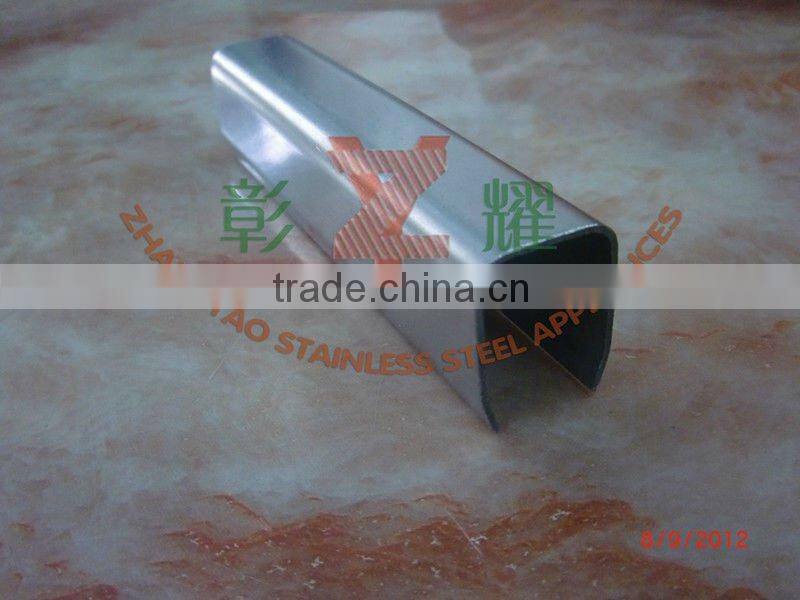 stainless steel U channel banister railing/post