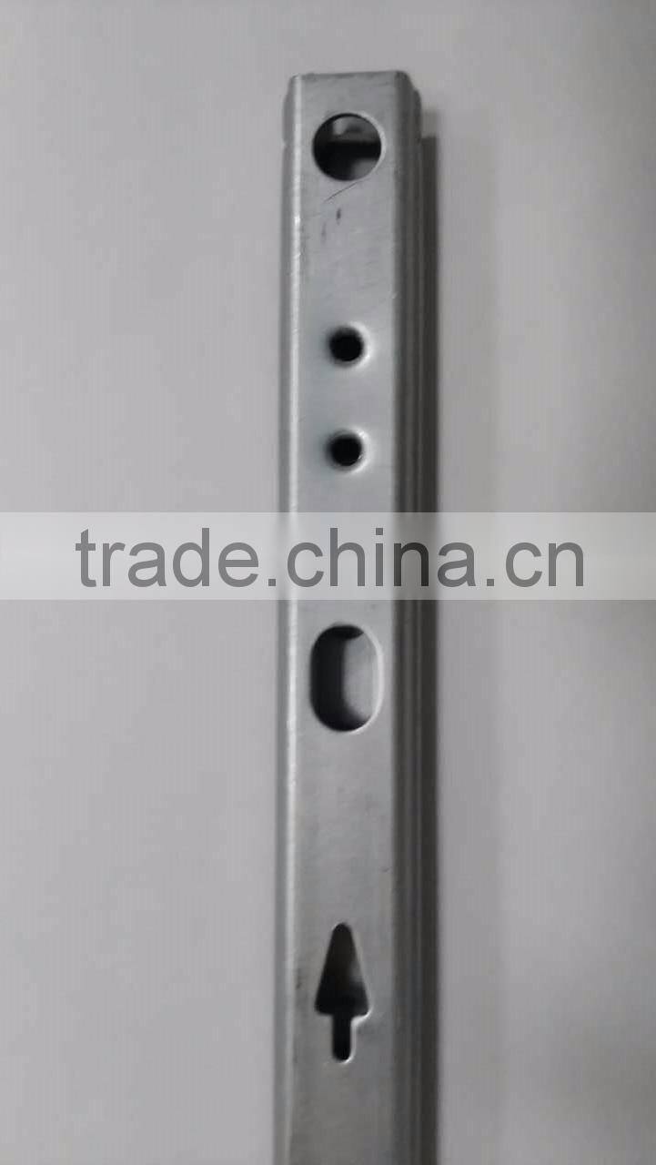 Cheap 17mm series 2 sides pull out 2 fold telescopic chanel mini drawer slide