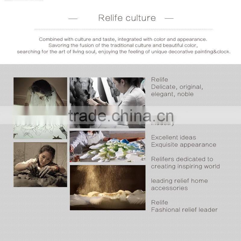 Fashionable Relief Flower Painting Decor Art Traditional Oli Painting