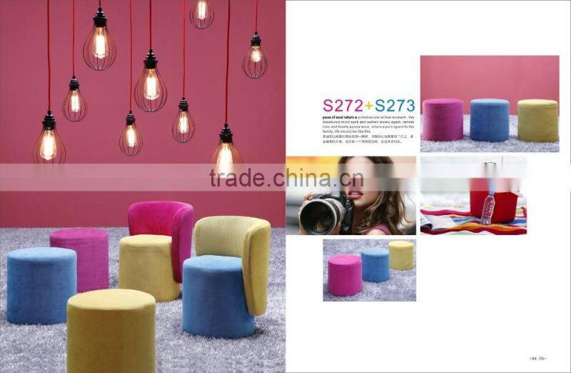 S272 Outdoor Indoor Relax Fabric Small Ottoman