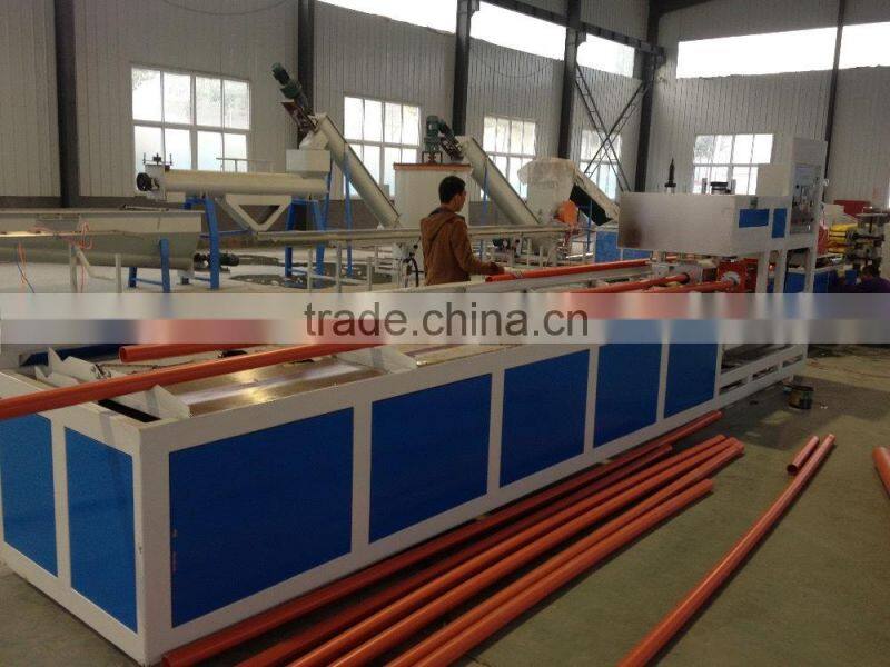 High quality plastic pvc pipe extrusion making machine price
