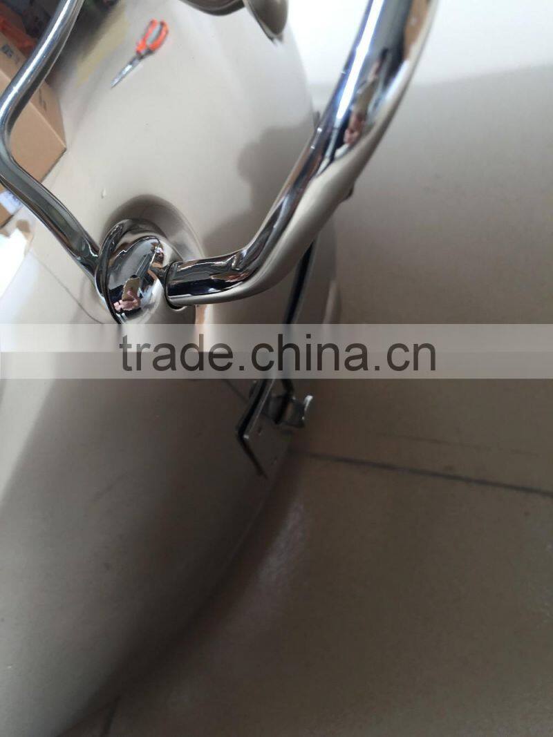 Round buffet induction soup station set W/Glass window lid W/11L bain marie