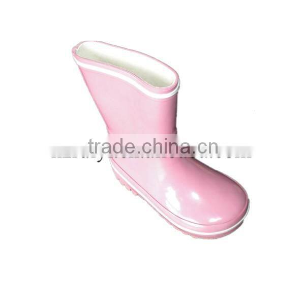 customer printed PVC cheap light kids fashionable cute cartoon pvc inject rain boots