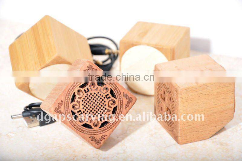 Wood Speaker, Wood Mini Speaker, Wooden Speaker