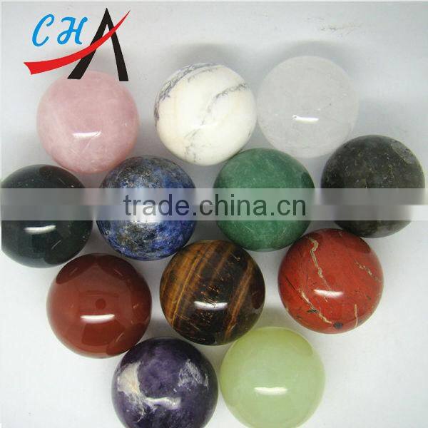 CHGEM-01 Wholesale Semi -gemstone Clear Crystal Ball Juggling Ball