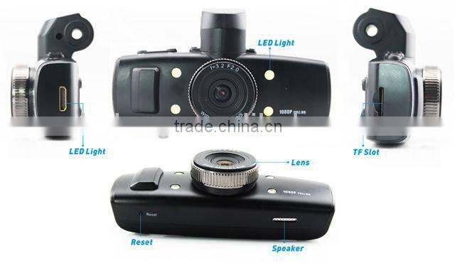 mercedes car camera Ambarella Chip 5M CMOS Sensor GPS G-sensor 4Xdigital zoom camera direct satellite tv black box