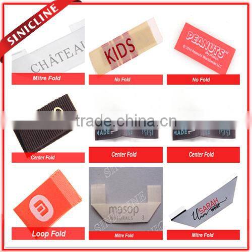 Sinicline Butterfly Design Satin Woven Label For Garment/Bag