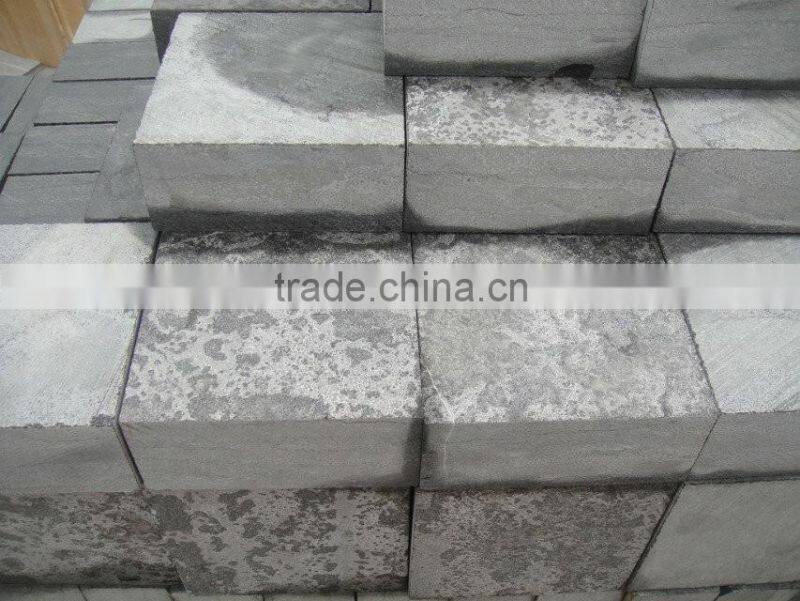 Chinese blue limestone flamed tile