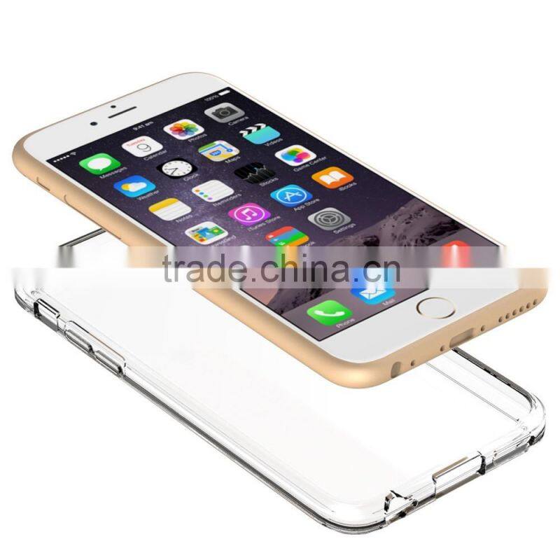 TPU BUMPER CLEAR HARD BACK MOBILE PHONE CASE FOR Iphone 6 6S Plus