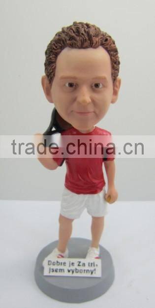 custom personal 7'' tall sport bobblehead