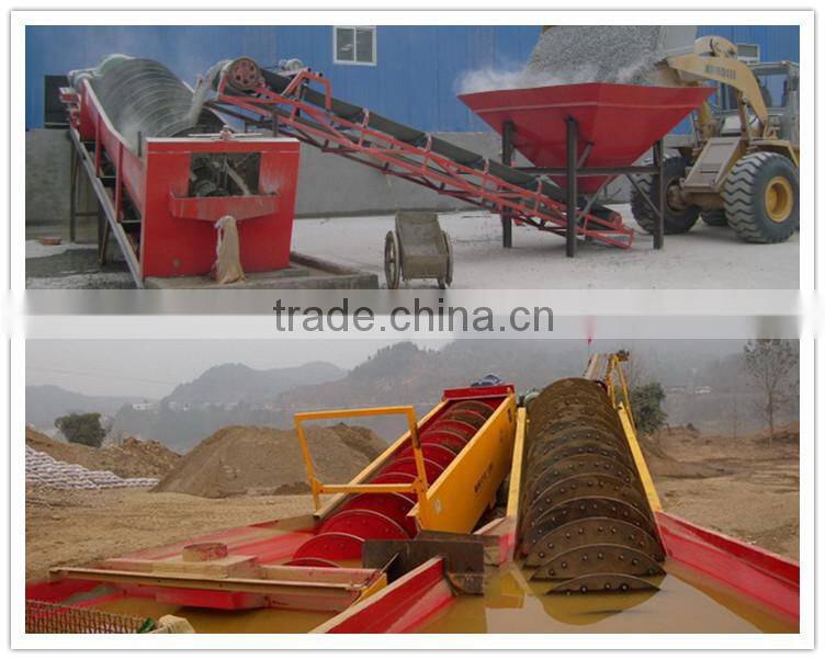 Low power consumption rock sand washing exported to South Asia