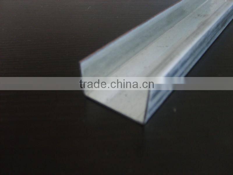 Cold formed c profile, galvanized profile, c-shaped metal profile