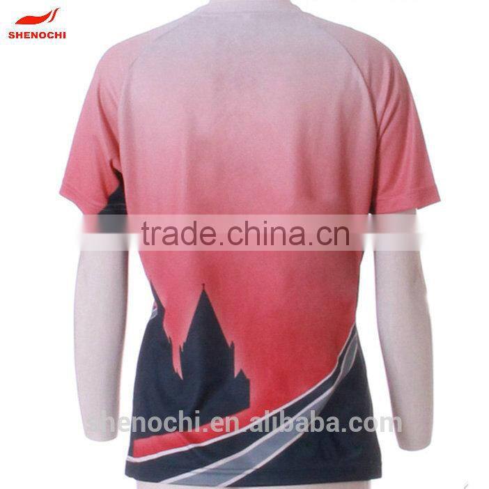 Sport style new custom design female t shirt women 2015