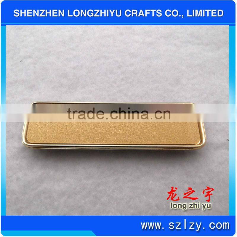 Newest Design Personalized Fancy Acrylic Name Badge,OEM Metal Tag For Hotel Staff