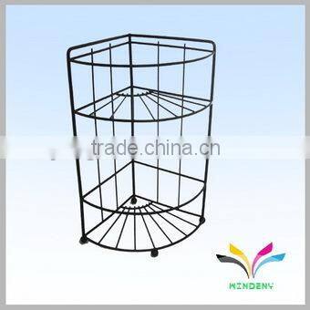 High quality hot sale customized 4 tiers removable metal bathroom shelf