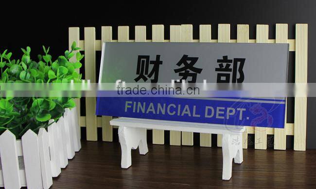cutomized acrylic Office sign boards. Plastic guide board for office