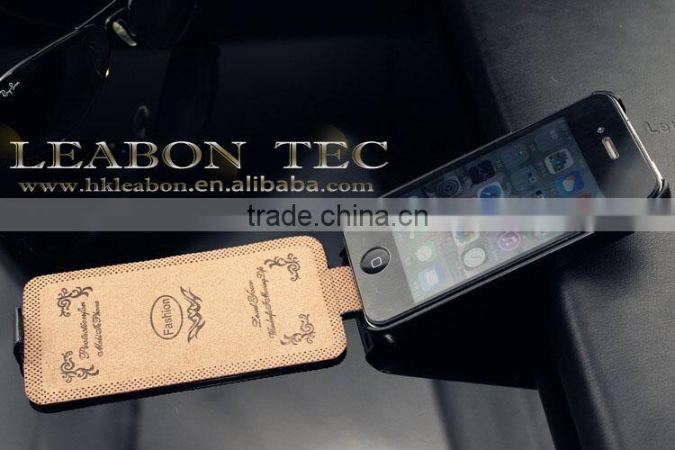 2014 New Arrival Flip leather flip case for iphone 4 4s