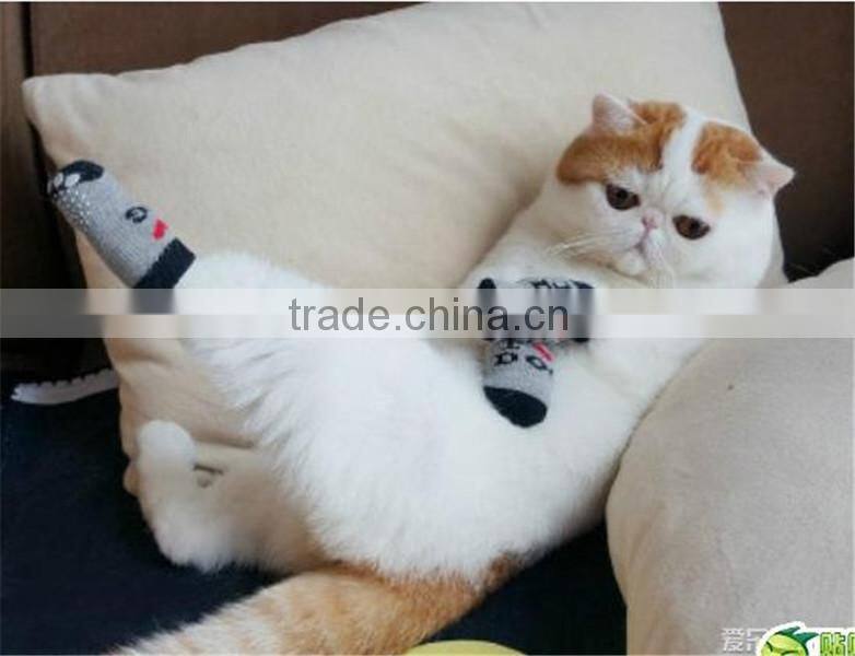 Adorable dog knitting socks / scratch prevention pet sock anti-slip stocking