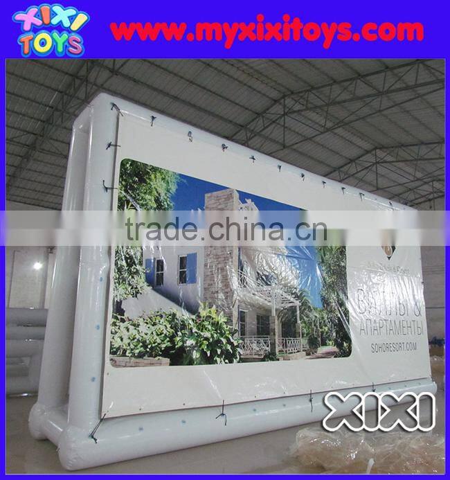 XIXI Outdoor Giant Inflatable Water Floating Billboard For Advertising