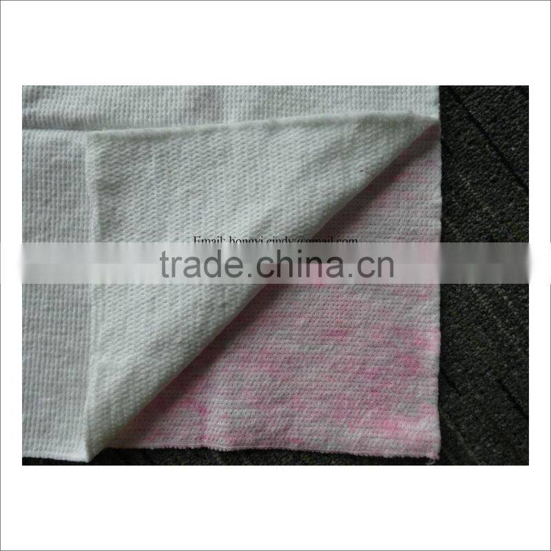 Super water absorbent stitch bonded printed cotton floor cleaning towels