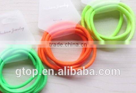 Wholesale rubber elastic hair circle cheap good quality R-0001