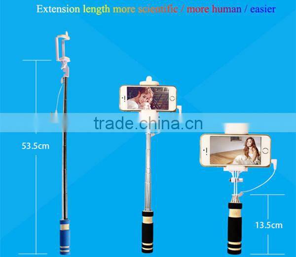 2015 new product monopod wholesale mini Selfie Stick With High Quality from Chinese Supplier