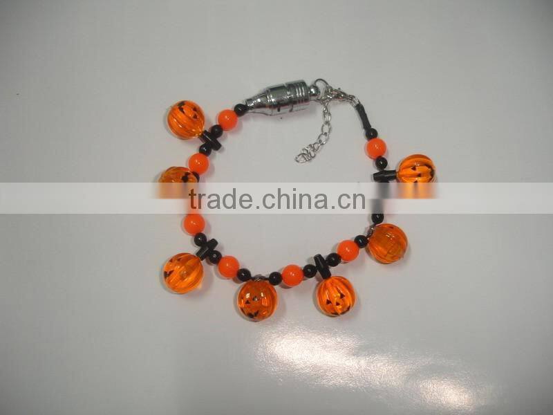 Halloween Pumpkin Ghost LED Flashing Lights bracelet
