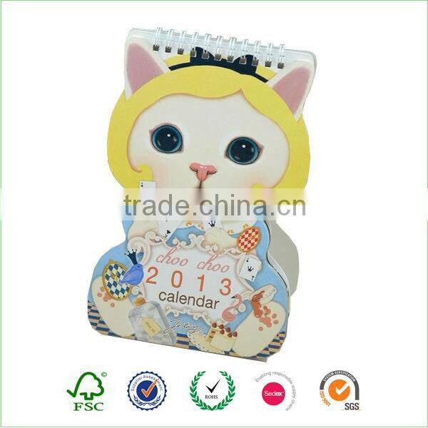 2017 filp desk calendar in different shapes