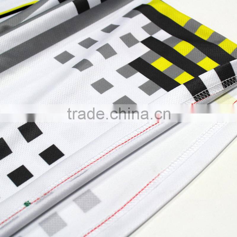 100%polyester breathable long sleeve sublimation jersey motocross