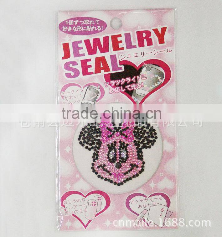 Top Sale Mobile Phone Acrylic Sticker/acrylic sticker / crystal sticker