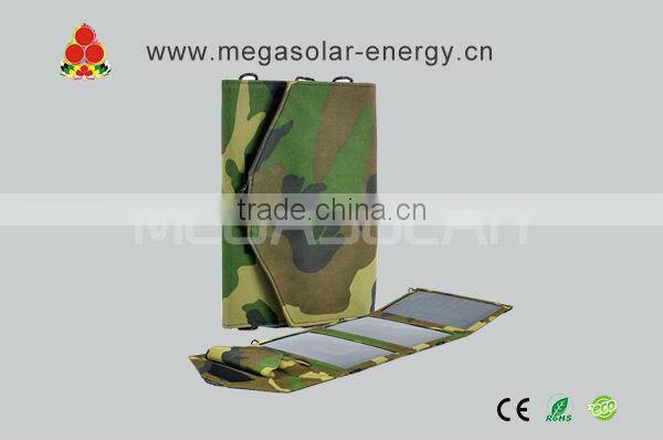 15W Flexible Folding Solar panel USB charger for PDA Mp4 Mp5 Iphone 4 4s 5 MS-015FSC