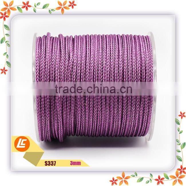 3mm Purple high-quality hot sale stainless steel bracelet string
