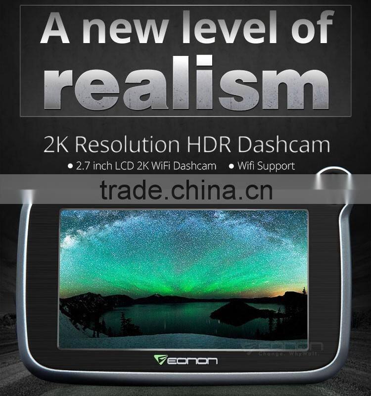 EONON R0007 2.7 inch Screen 1080P Wireless HD DVR Car Drive Recorder with WiFi function