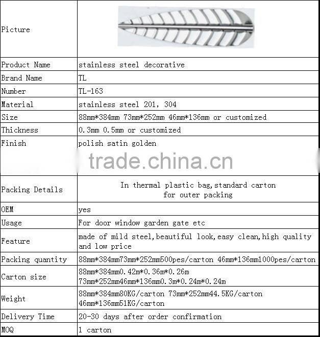 Stair Handrail Decorative Accessories/SS Balistrade Accessories