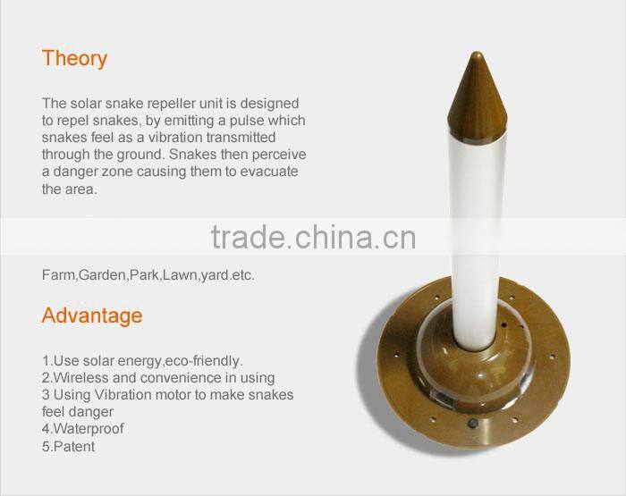 GH-318 hot selling products outdoor solar snake repeller