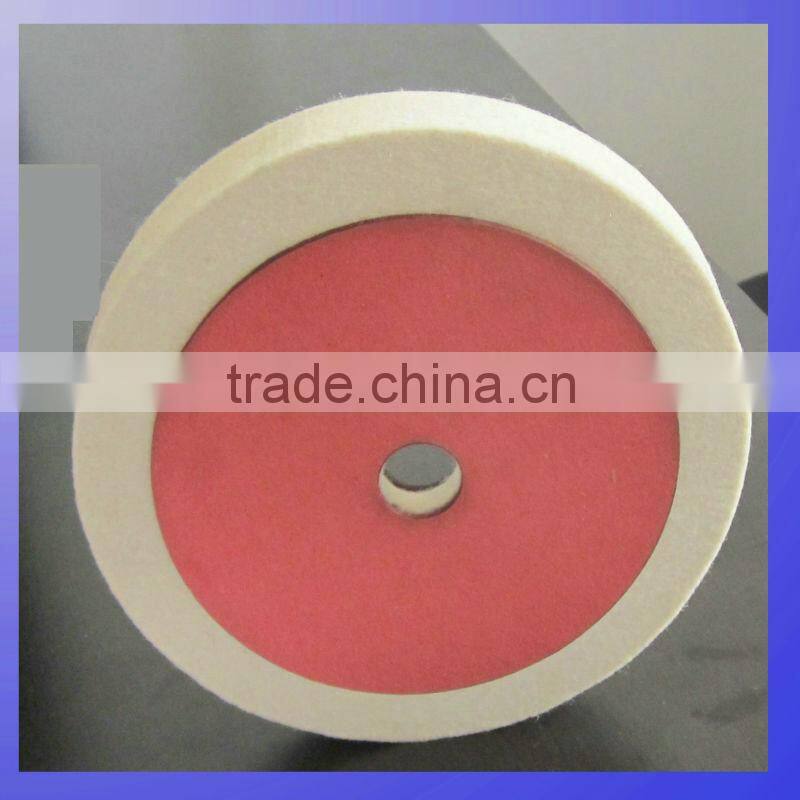 diamter 100mm wool felt polishing disc