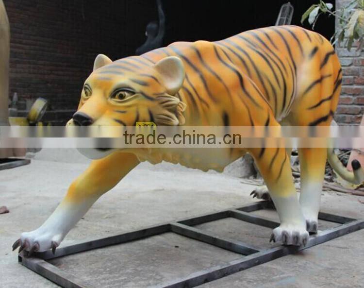 HLT fiberglass life size tiger animal statues