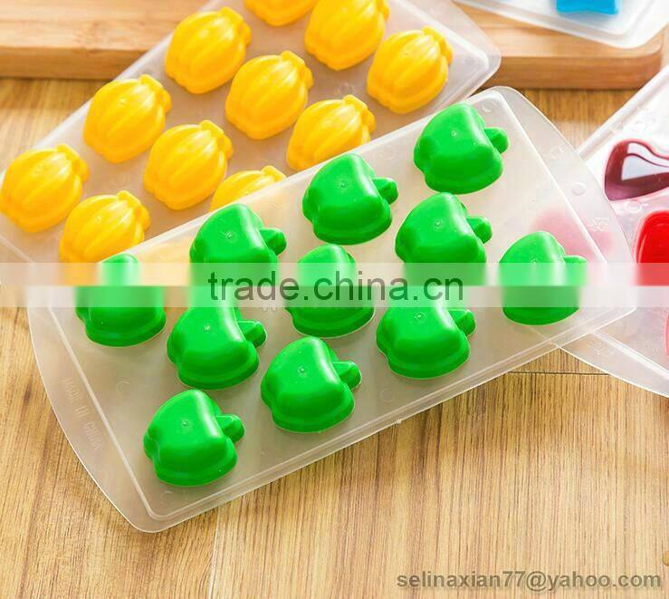 NEW Novelty Fruit Ice Juice Cube Tray Chocolate Jelly Silicone Mould Party