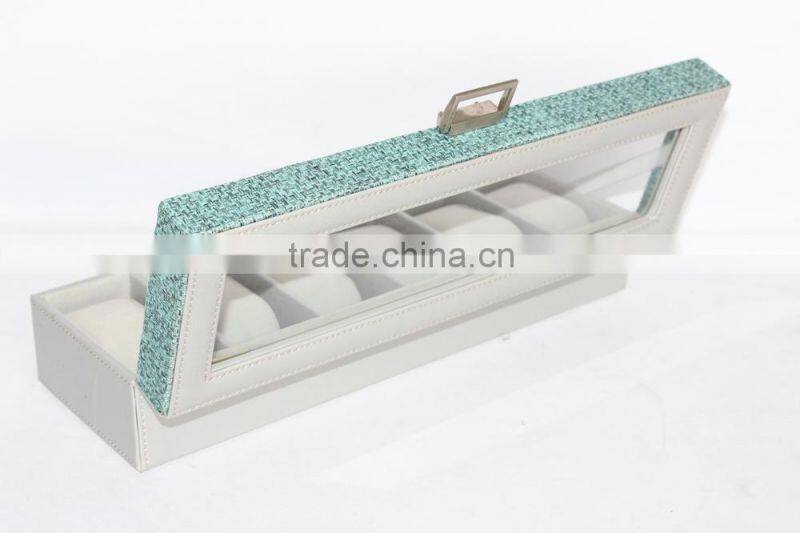 elegant leather watch box