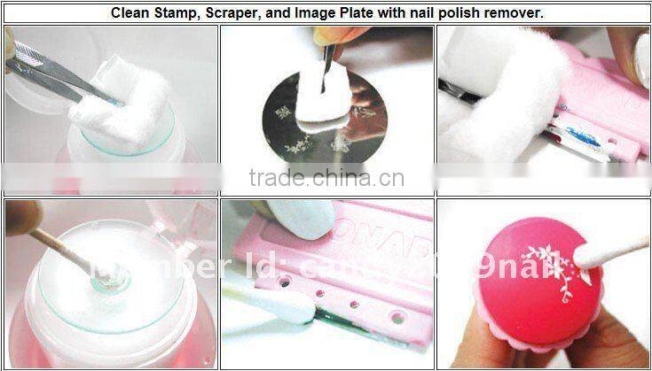 Nail Art stamp and scraper stamping tool
