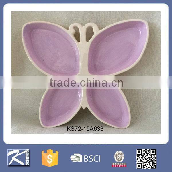 Colorful butterfly porcelain used kitchen items