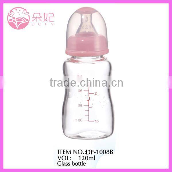 2015 safe and unbreakable/anti-explosion glass infant feeding bottle