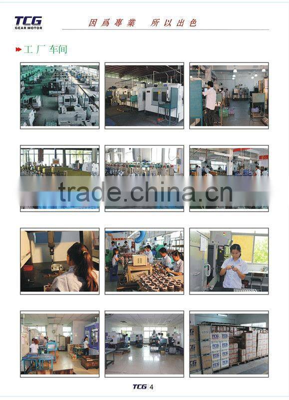 1/2HP 300RPM AC motor with worm gear NMRV series