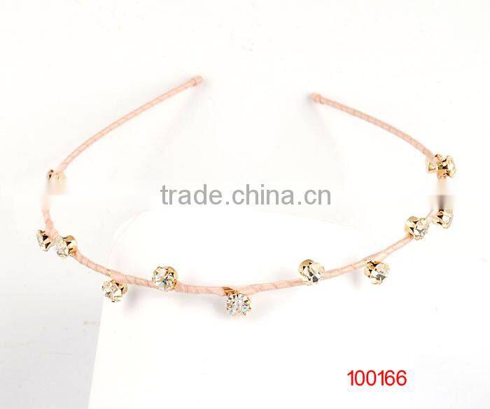 stone beaded skinny headband