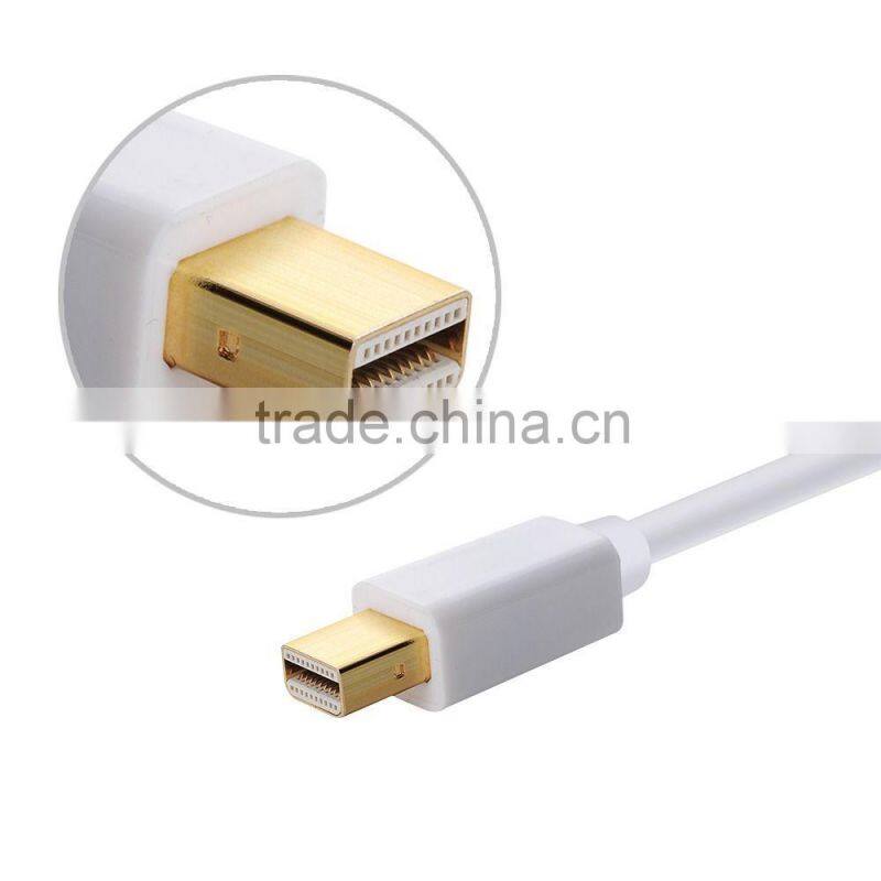 Mini DisplayPort 1.2 Thunderbolt DP to VGA & HDMI Combo Adapter 2-in-1 for Apple