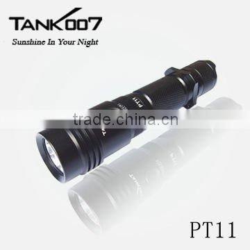 Tank007 PT11 High Quality Standard handheld rechargeable LED flashlights for long gun