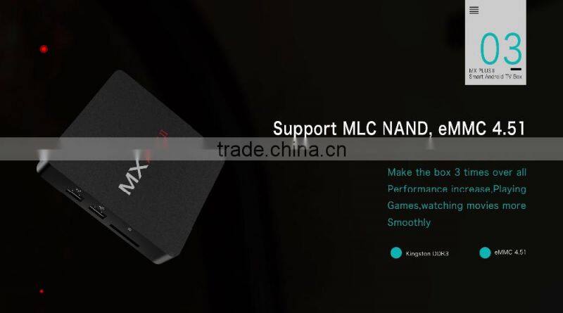 Roofull Newest MX Plus Ram 1g Rom 8g Quad Core MX Plus Ii Android TV Box MX Plus 2 RK3229 TV Box