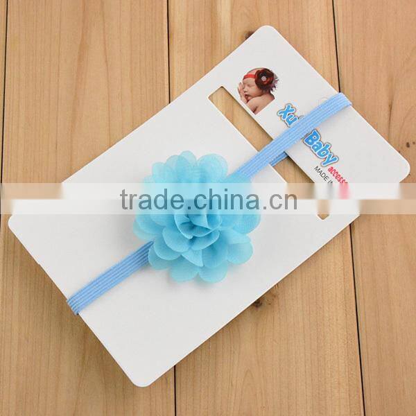 stretch korean wavy shape chiffon making baby headbands