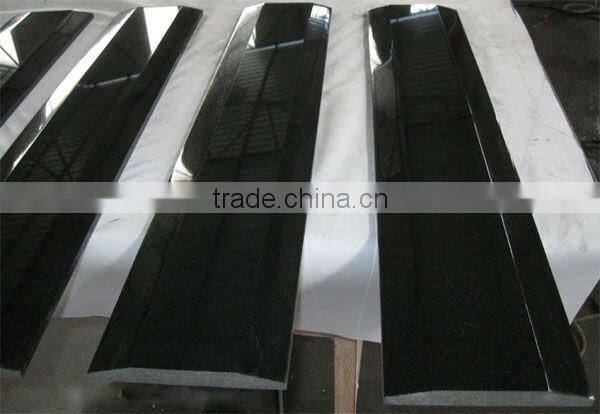 shanxi black granite tombstone slabs for sale